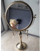 Зеркало Имперское PV600 в блестящей латуни (декор жемчуг)