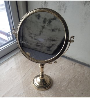 Зеркало Имперское 00600 в блестящей латуни