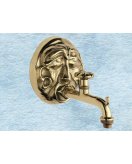 Маска-накладка резная "Перу" с краном ДИММАРКЕТ 0270 из латуни