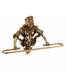 Держатель для кухонных полотенец "Дама" в блестящей и состаренной латуни