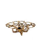 Подставка  Подставка для сохранения пищи в горячем виде в состаренной латуни