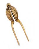 Щипцы для орехов в блестящей и состаренной латуни