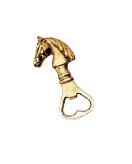 Открывашка "Голова лошади" в блестящей латуни