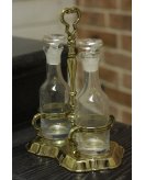 Набор для соусов в блестящей латуни