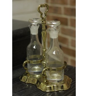 Набор для соусов в блестящей латуни