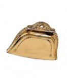 Совок декоративный в блестящей латуни