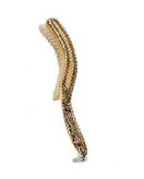 Щетка декоративная в блестящей лаутни