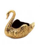 Лебедь в состаренной латуни