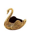 Лебедь в блестящей латуни