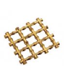 Подставка под горячие блюда в блестящей латуни