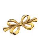 Подставка под кастрюли "Бант" в блестящей латуни