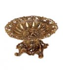 Конфетница в блестящей и состаренной латуни