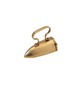 Утюжок декоративный 00281 в состаренной латуни