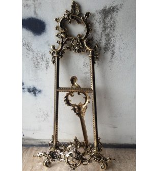 Подставка для картины в блестящей и состаренной латуни