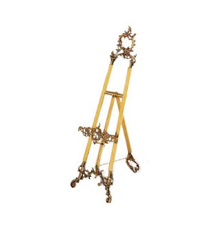 Подставка для картины в блестящей и состаренной латуни