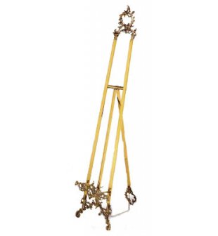 Подставка для картин в блестящей и состаренной латуни