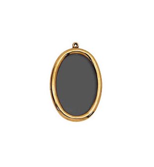 Рамка для фото в блестящей латуни