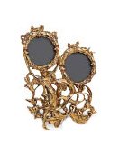 Рамка двойная 131094 для фотографий в состаренной латуни