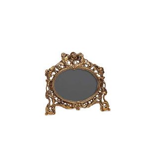 Рамка для фотографий 01095 в блестящей и состаренной латуни