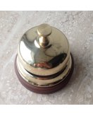 Звонок настольный Диммарк 00658, блестящая латунь