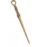 Нож для письма в блестящей латуни