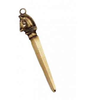 Нож для письма в состаренной латуни