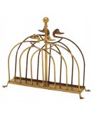 Журнальница в блестящей и состаренной латуни