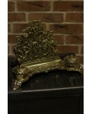 Чернильница в блестящей латуни