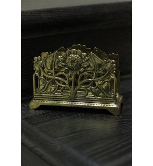 Подставка для писем Диммарк 00339, блестящая латунь