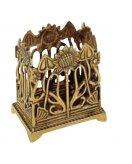 Подставка для писем в блестящей латуни