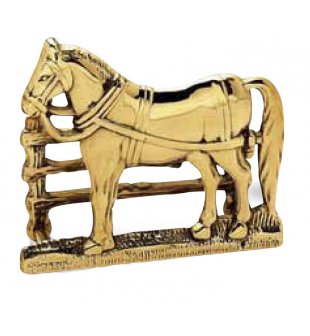 Подставка "Лошадь" в состаренной латуни