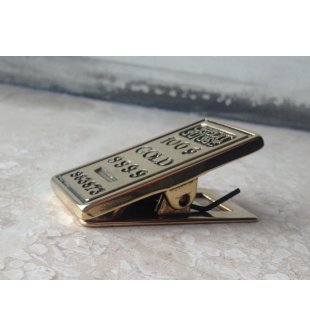 Пресс-папье 00354 в блестящей латуни