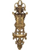 Подставка для спичек в блестящей латуни