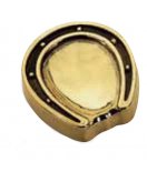 Пепельница в блестящей латуни