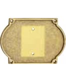 Табличка на дверь в состаренной латуни