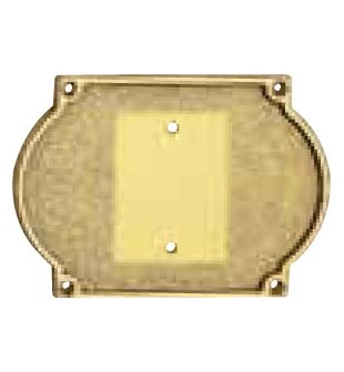 Табличка на дверь в состаренной латуни