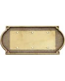 Табличка на дверь в состаренной латуни