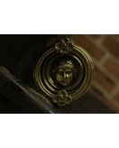 Дверной молоток Диммарк 00269, блестящая латунь