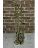 Каминный набор Диммарк 000474, блестящая, античная латунь