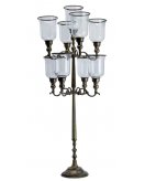 Канделябр ДИММАРК 01712, блестящая и состаренная латунь