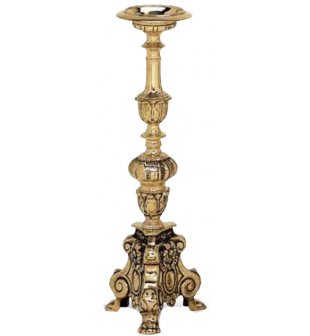 Подсвечник Диммарк 00182, блестящая латунь