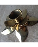 Подсвечник ДИММАРК Звезда 00133, блестящая латунь