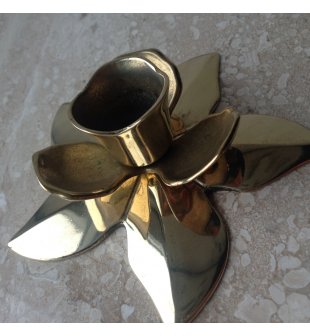 Подсвечник ДИММАРК Звезда 00133, блестящая латунь