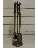 Каминный набор Диммарк 131381, состаренная латунь