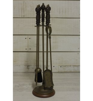 Каминный набор Диммарк 131381, состаренная латунь