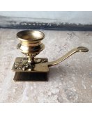 Подсвечник Диммарк 00118, блестящая и состаренная латунь