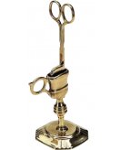 Подставка для ножниц в состаренной латуни