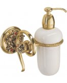 Дозатор для жидкого мыла (керамика, цвет блестящий, декор блестящий) MARE