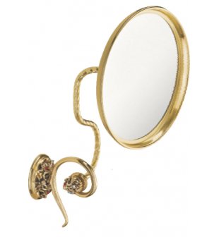 Зеркало для ванной (цвет блестящий, декор блестящий) MARE