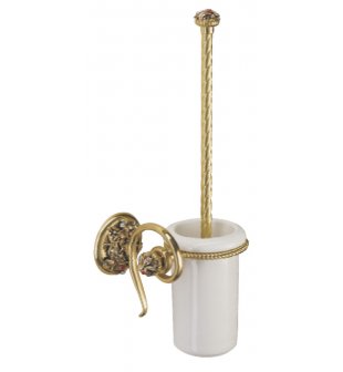 Щеткодержатель настенный (цвет блестящий, декор блестящий) MARE